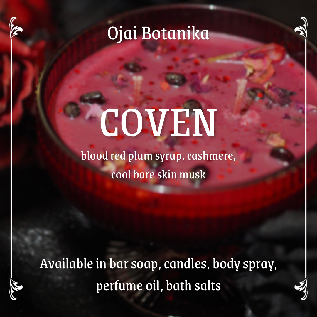 Coven - Blood Red Plum Syrup & Cashmere Musk - Preorder Choose Your Product