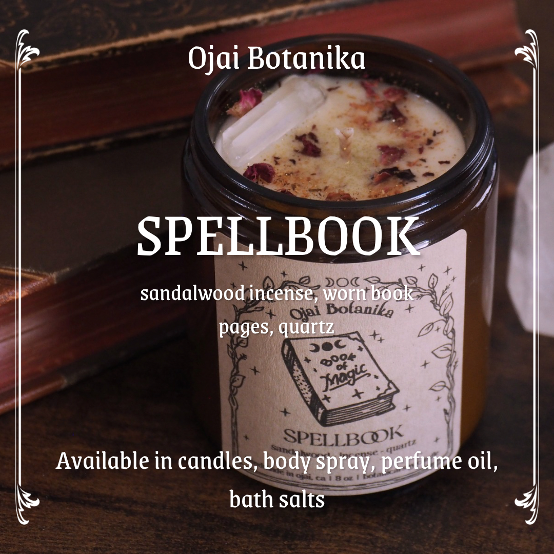 Spellbook - Incense, Sandalwood & Quartz - Preorder Choose Your Product