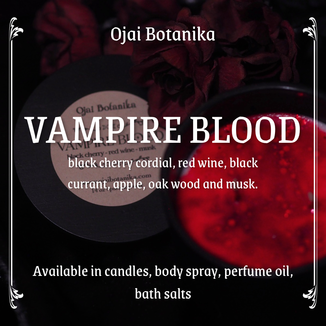 Vampire Blood - Black Cherry, Red Wine, Apple, Oak Wood, Musk - Preorder Choose Your Product