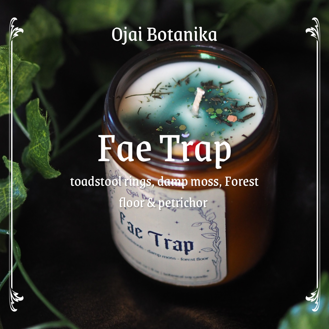 *PREORDER* Fae Trap Limited Edition Candle - toadstools, damp moss, forest floor & petrichor