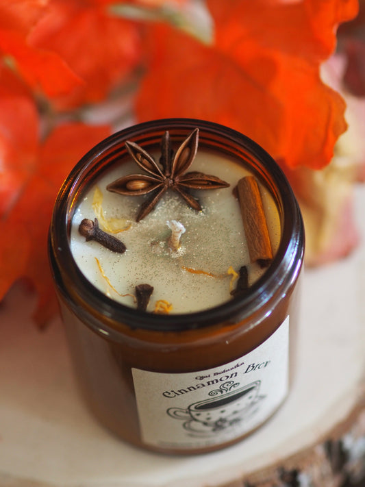 Cinnamon Brew - Cinnamon, Chai & Vanilla - Handmade Soy Candle - Fall Limited Edition