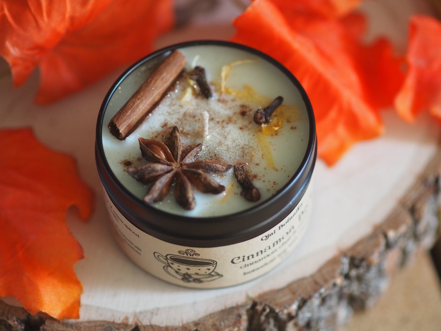 Cinnamon Brew - Cinnamon, Chai & Vanilla - Handmade Soy Candle - Limited Edition