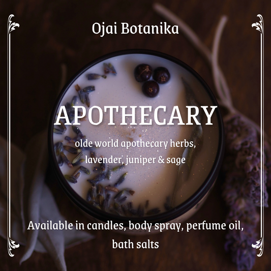 Apothecary - White Sage, Lavender & Juniper - Preorder Choose Your Product