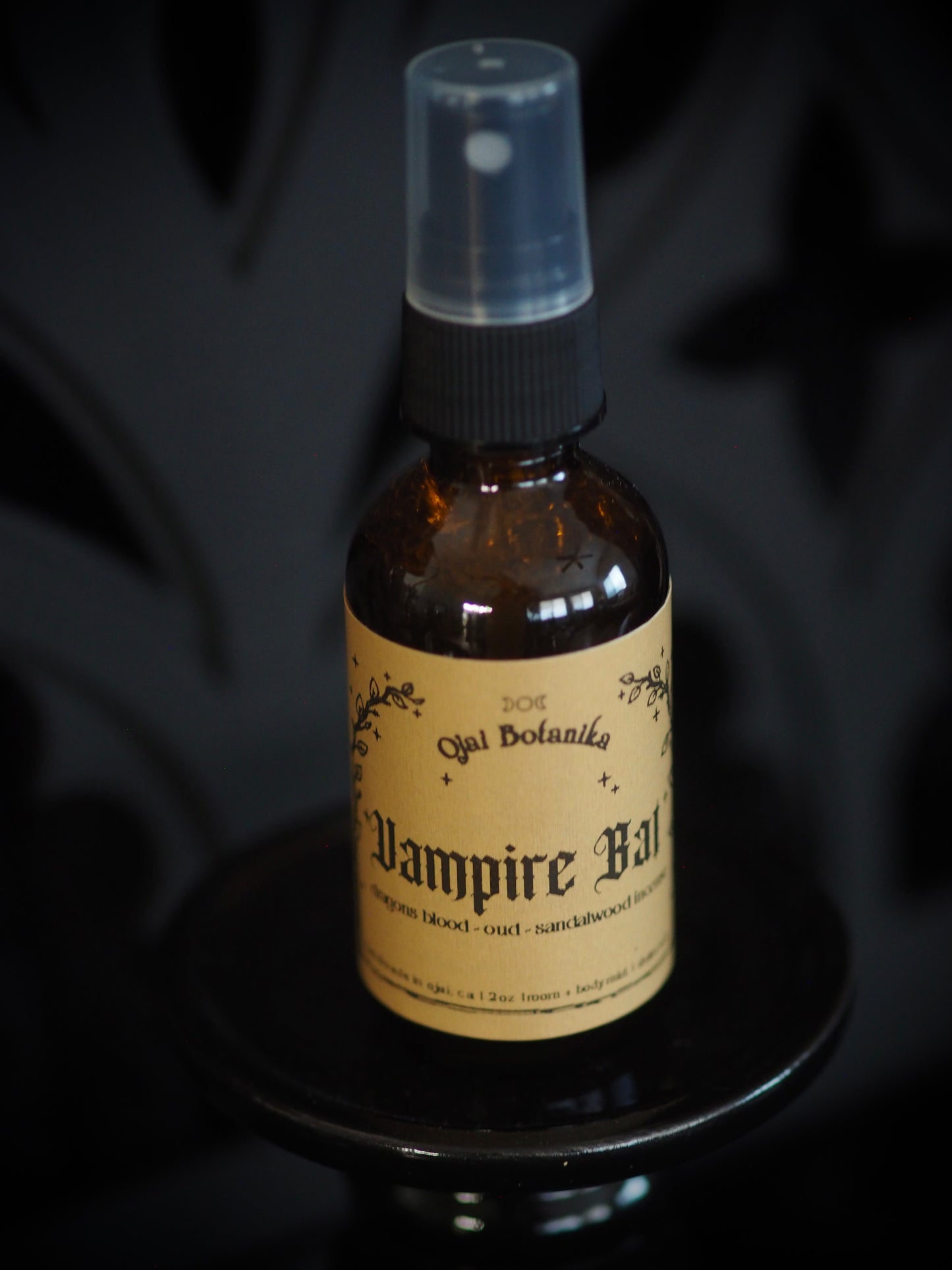 Vampire Bat - Dragons Blood, Sandalwood, Incense Smoke - Candle, Body & Hair Oil and Body & Hair Spray