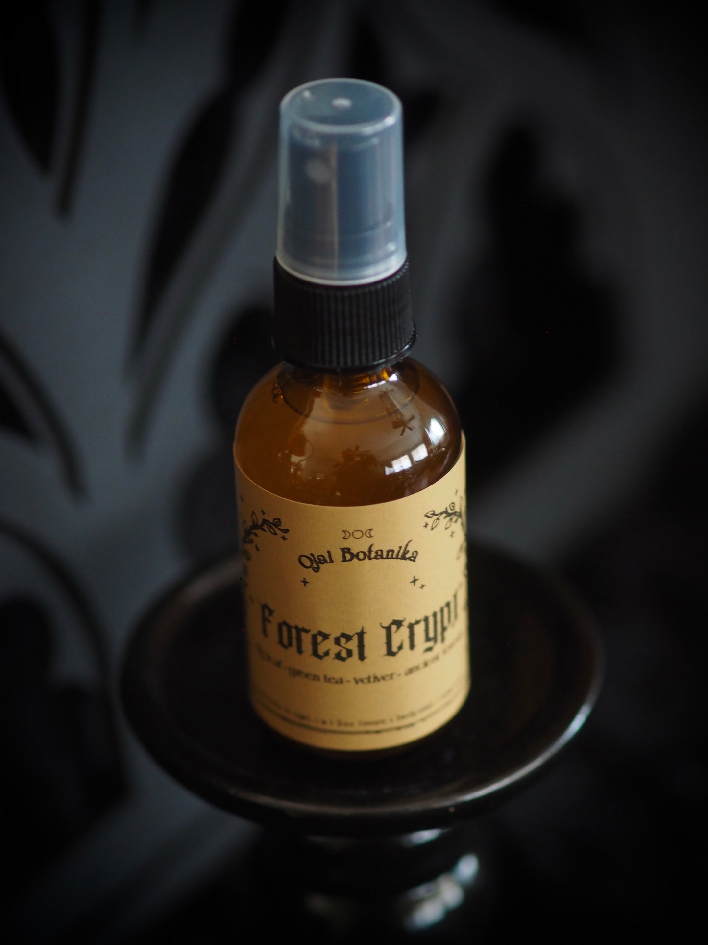 Forest Crypt - Fig Leaf, Green Tea, Vetiver, Ancient Forests - Candle, Body & Hair Oil and Body & Hair Spray