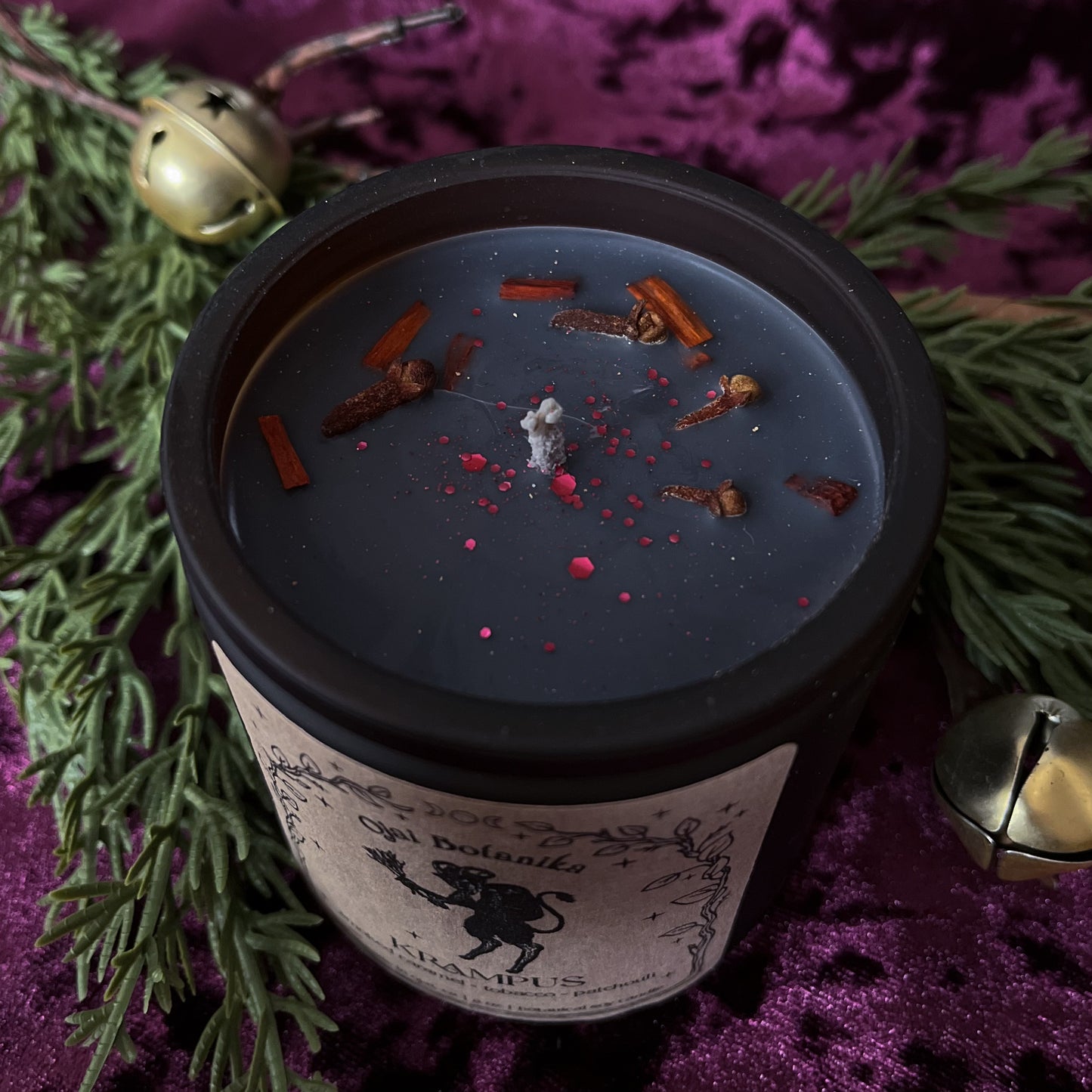 Krampus - Smoked Caramel, Tobacco & Patchouli - Handmade Soy Candle - Yule Limited Edition