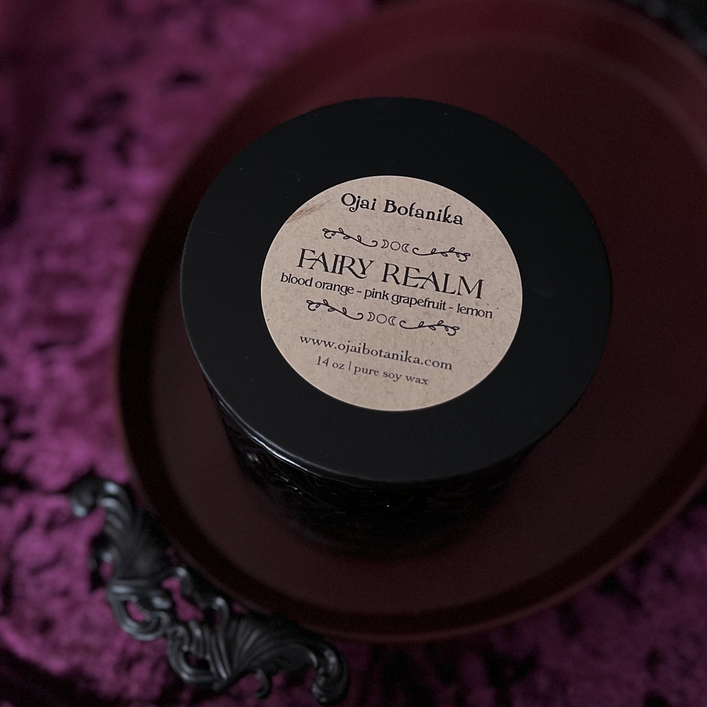 Fairy Realm - Blood Orange - Large Double Wick Botanical Soy Candle