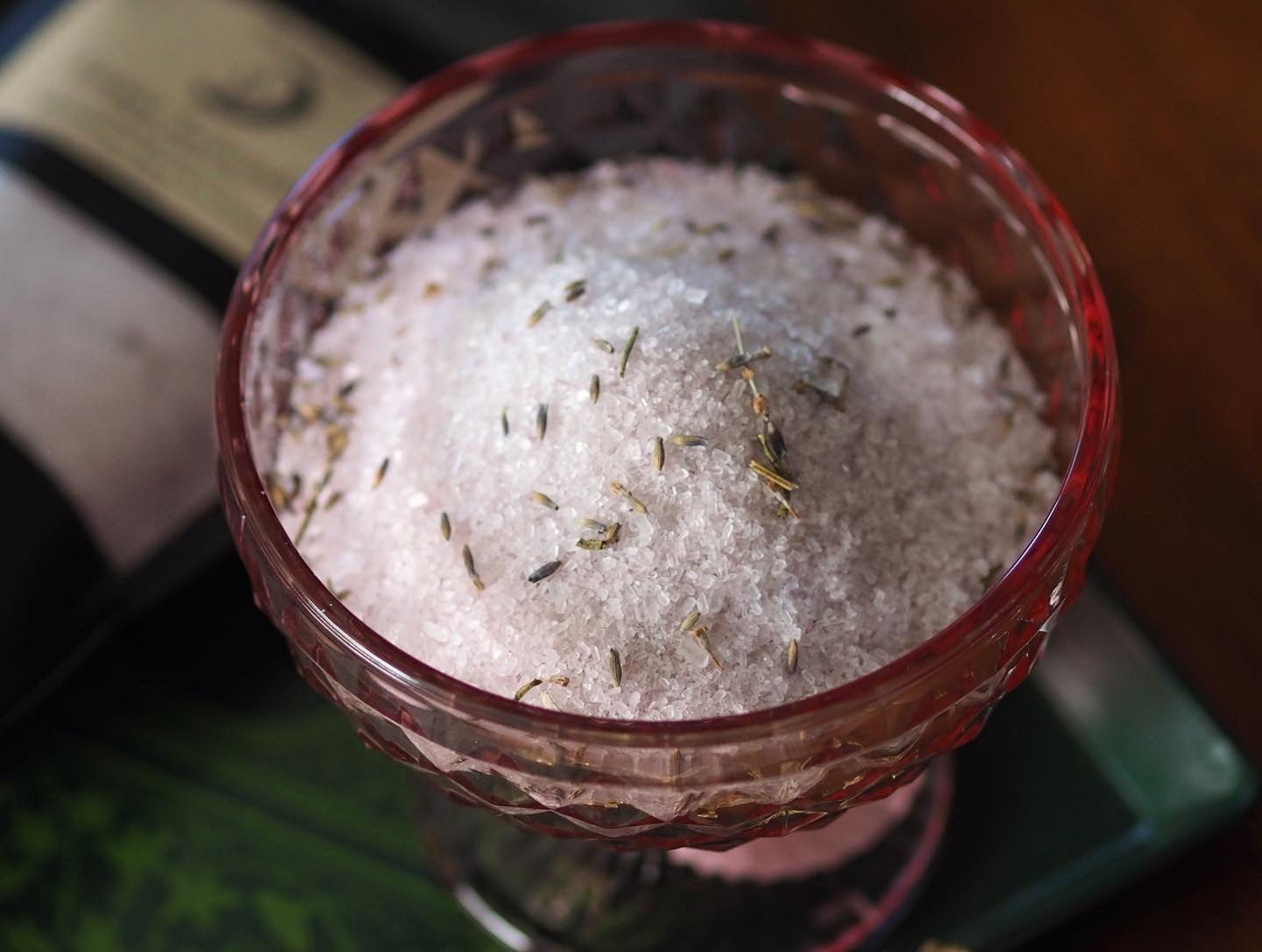 Lunar Lavender Botanical Bath Salts - Organic Lavender & Sandalwood