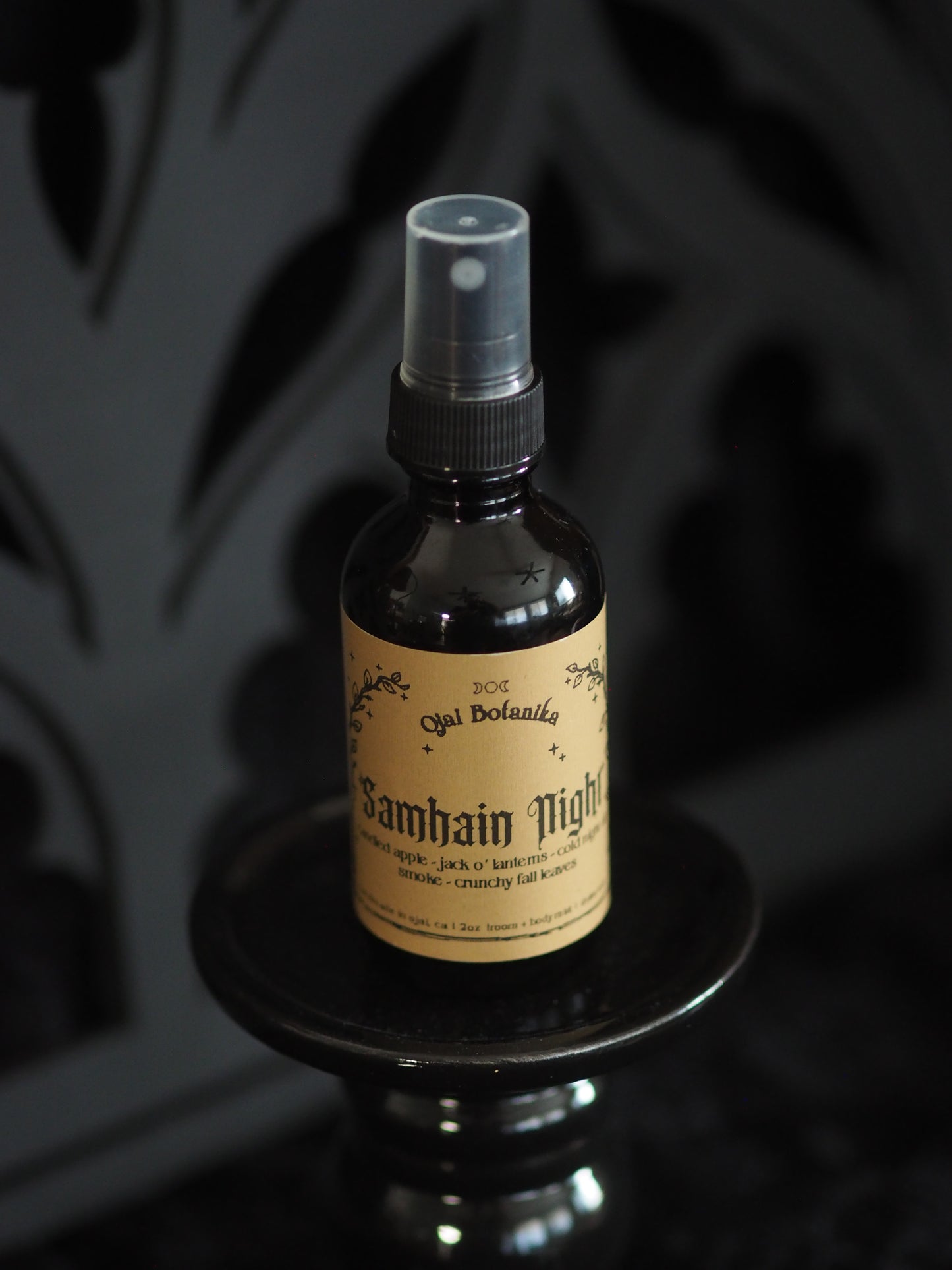 Samhain Night - Candy Apple, Pumpkin, Smoke, Fall Leaves - Candle, Body & Hair Oil and Body & Hair Spray