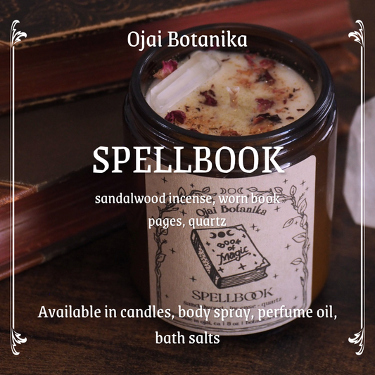 Spellbook - Incense, Sandalwood & Quartz - Preorder Choose Your Product