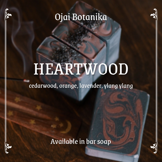Heartwood - Cedarwood, Orange, Lavender, Ylang Ylang Artisan Natural Soap Preorder