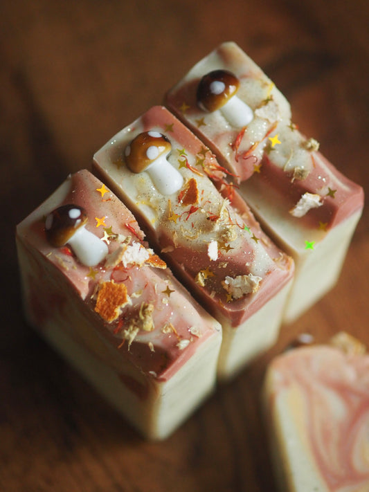Fairy Realm - Blood Orange, Lemon, Pink Grapefruit - Handcrafted Vegan Soap