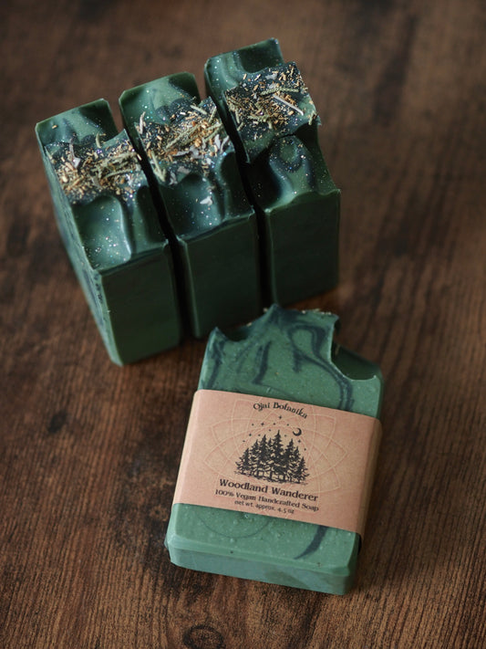 Woodland Wanderer - Cedar, Palo Santo & Sage - Handcrafted Vegan Soap