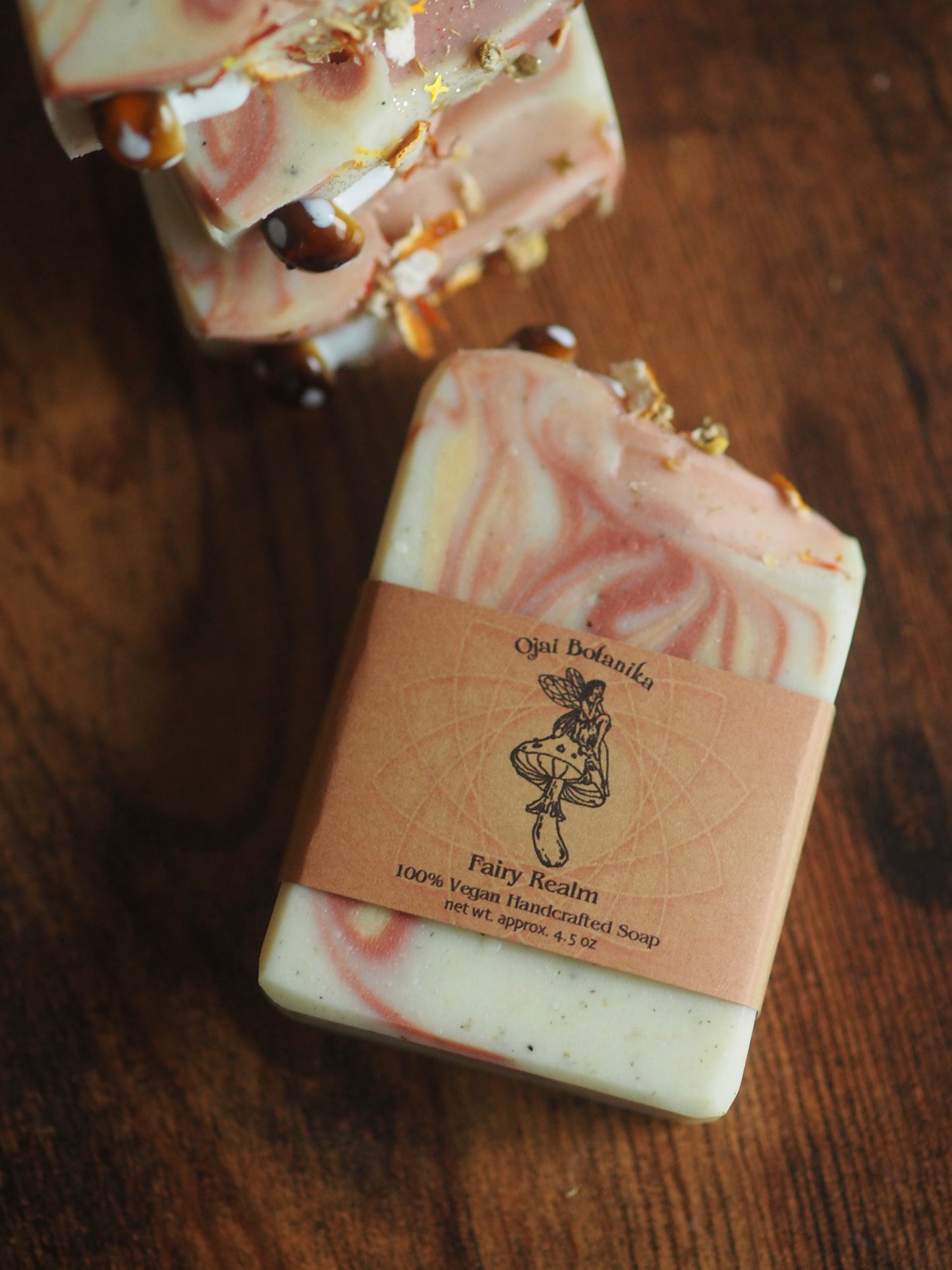 Fairy Realm - Blood Orange, Lemon, Pink Grapefruit - Handcrafted Vegan Soap