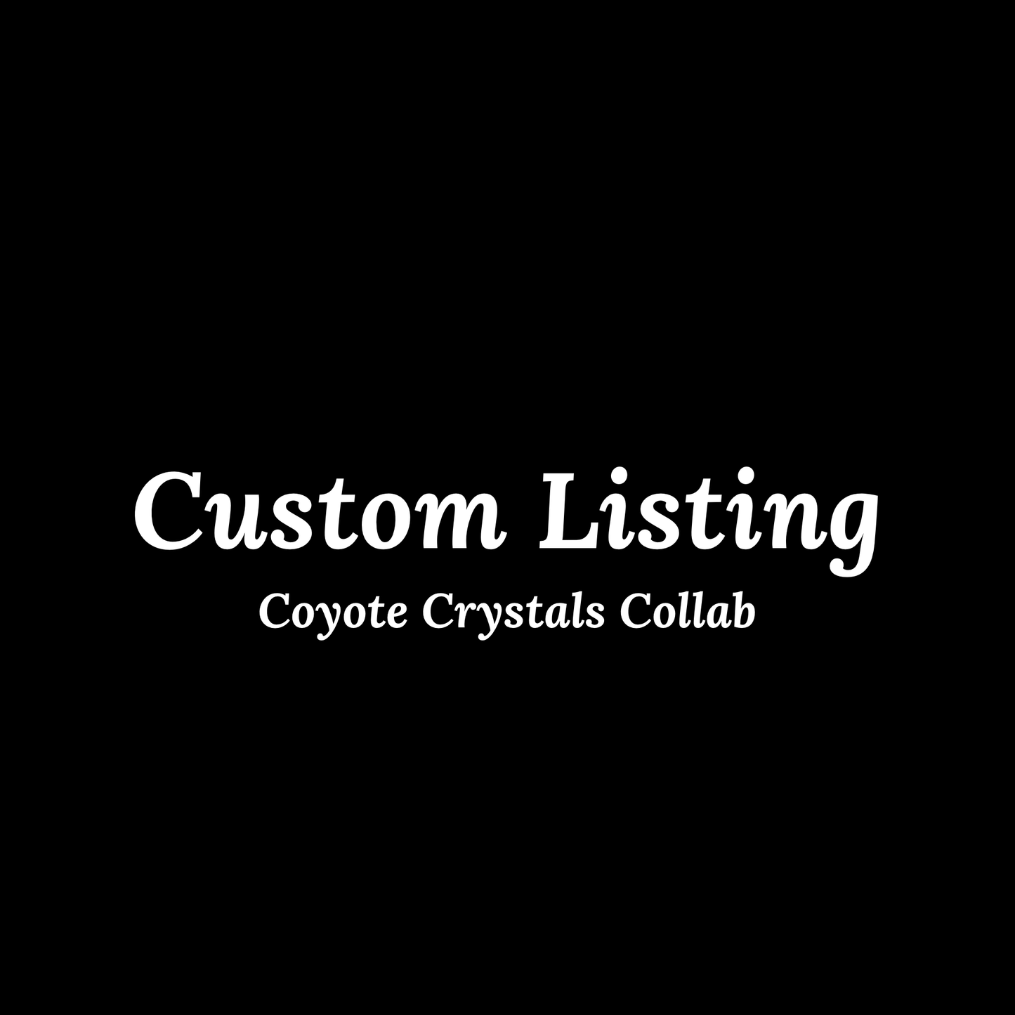 Custom Listing Tangerine Quartz Candle - Coyote Crystals Collab