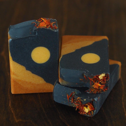 Harvest Moon - Fallen Leaves, Orange, Patchouli, Cinnamon - Artisan Soap - Fall Limited Edition