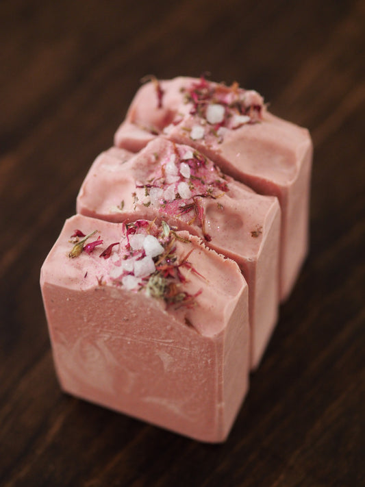 Pink Salt & Bergamot - Artisan Natural Soap - Limited Edition