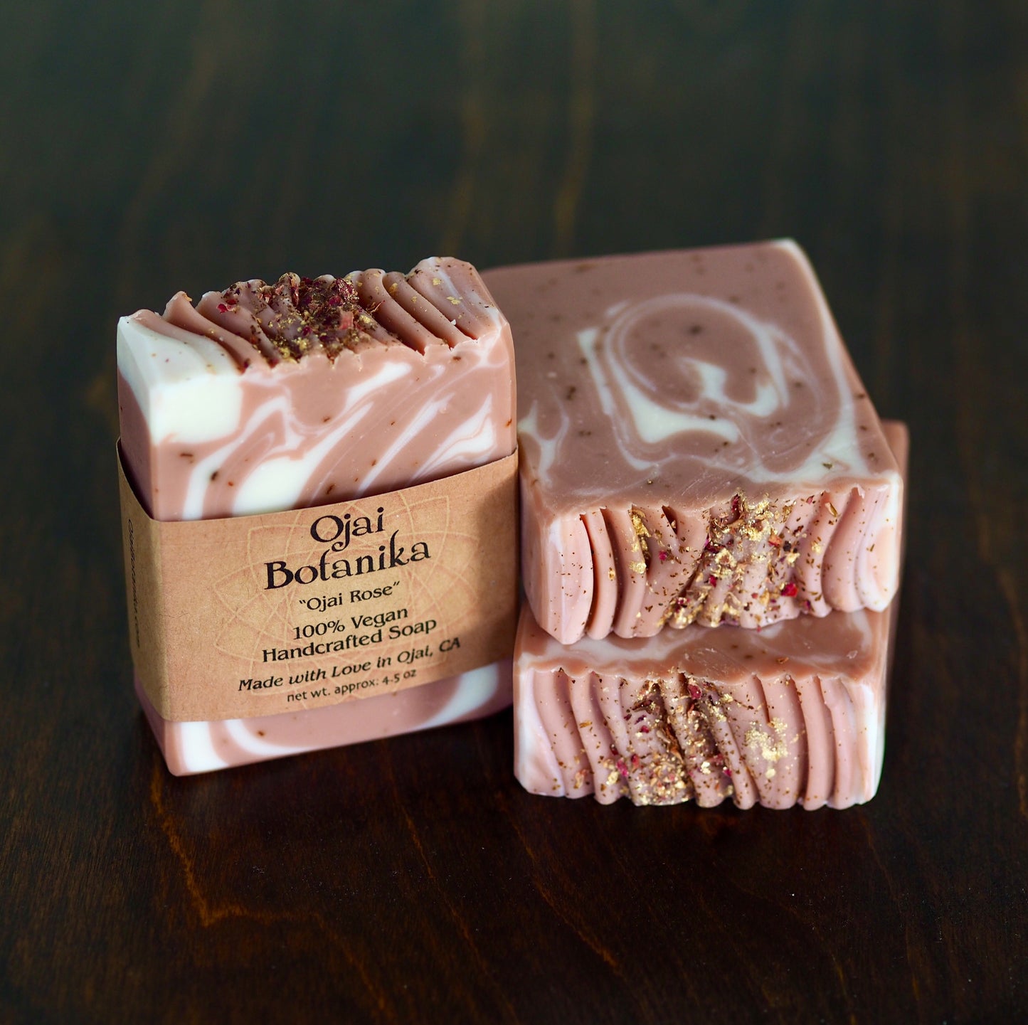 Ojai Rose - Grapefruit & Rose Geranium - Artisan Natural Soap