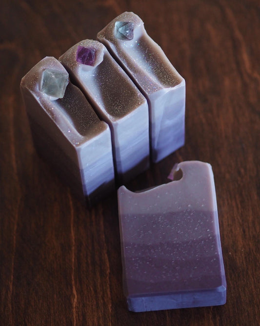 Lavender Dreams - Fluorite Crystal Soap - Limited Edition